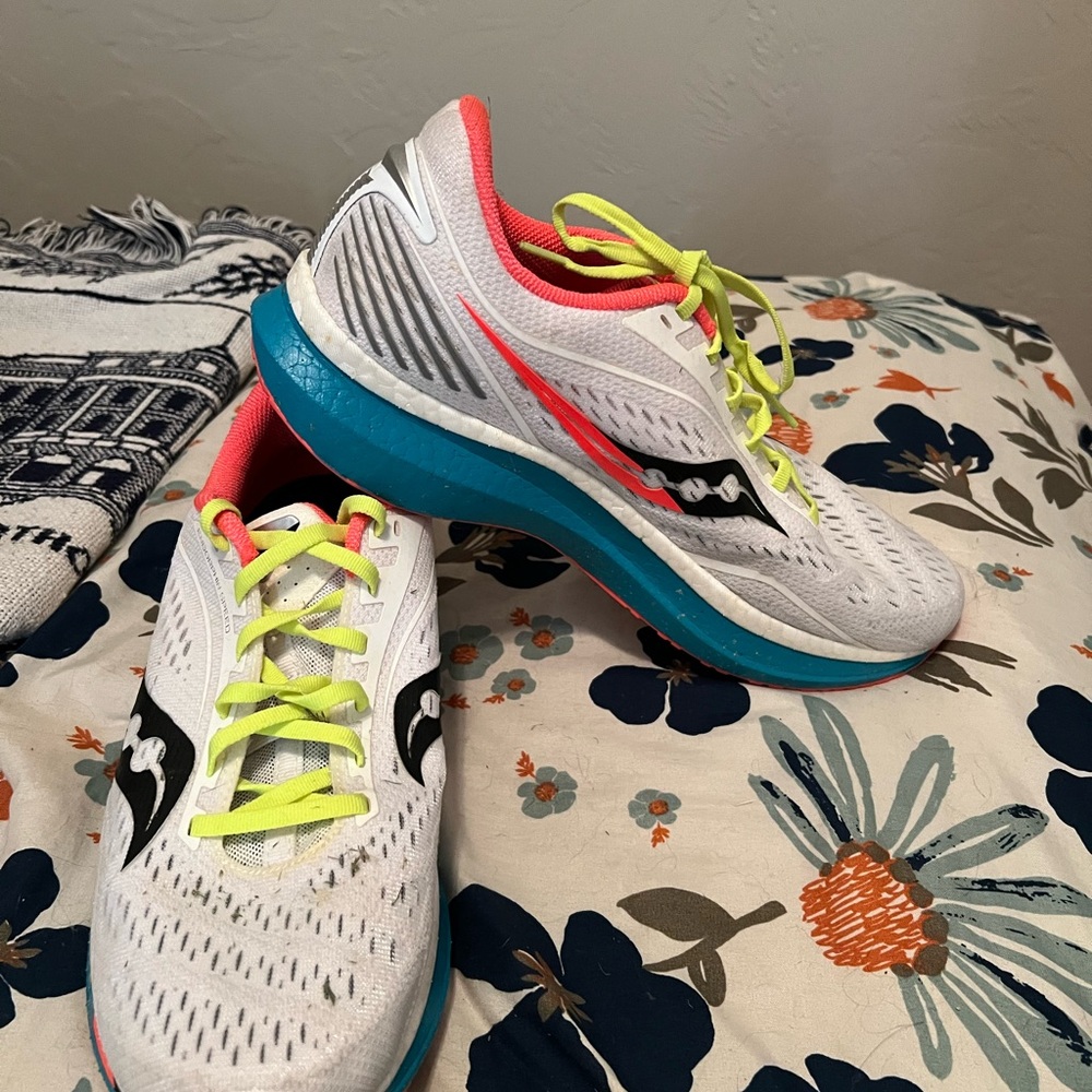 Men’s Size 12- Saucony Endorphin Speed White Mutant